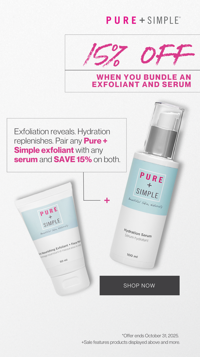 Pure + Simple: Natural Skincare + Sustainable Facial Spa