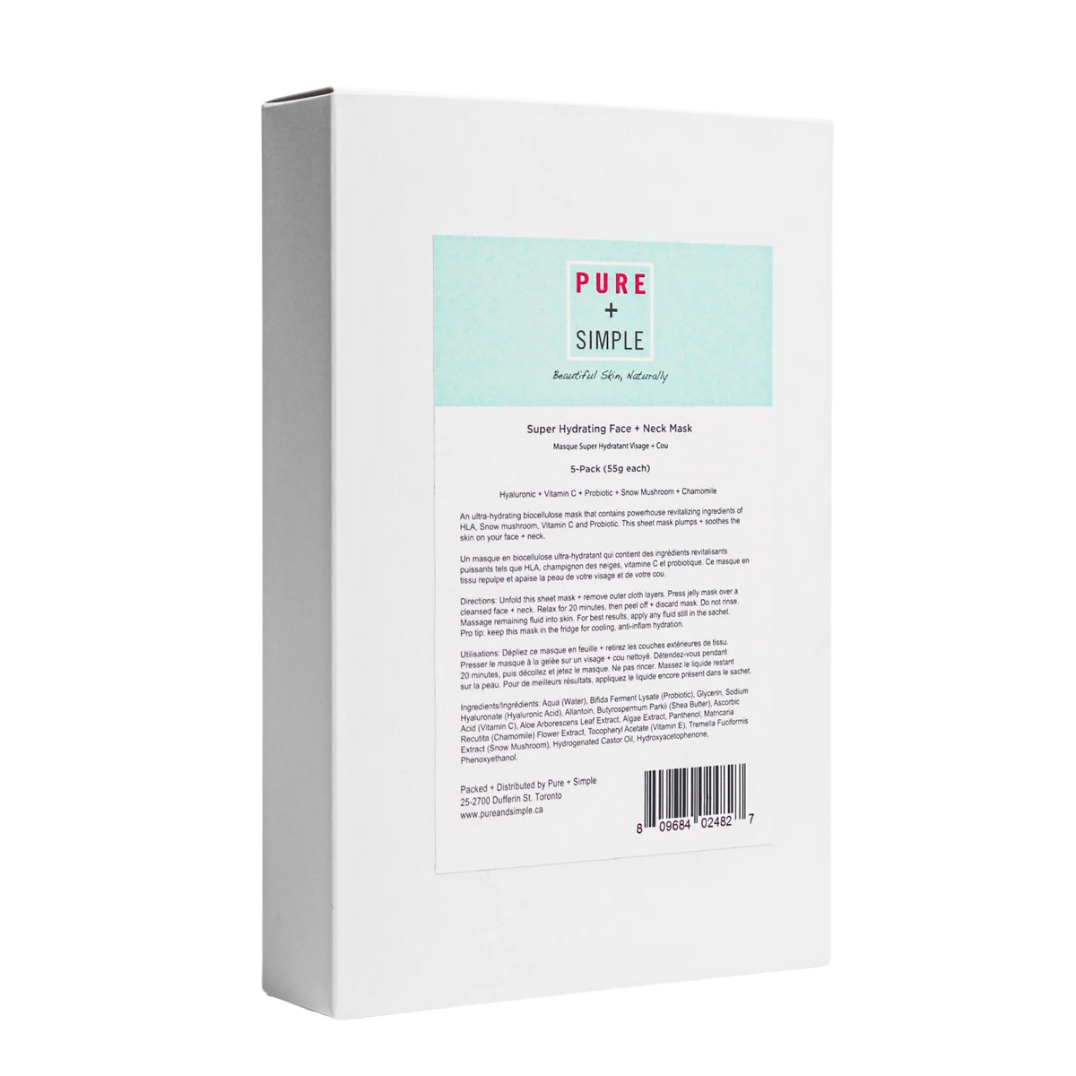 Super Hydrating Face + Neck Mask (5-pack)