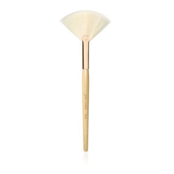 White Fan Blush Brush